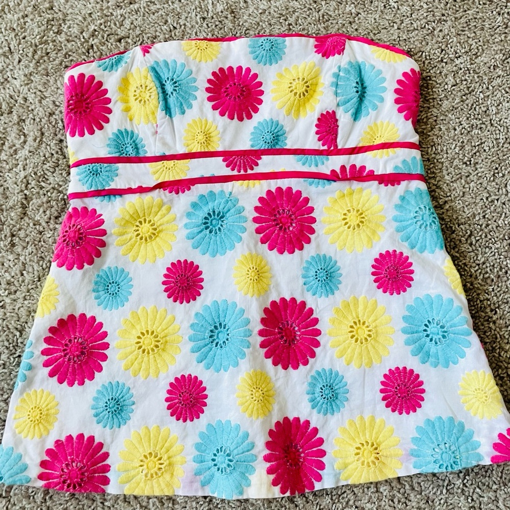 Lily Pulitzer Strapless Blouse